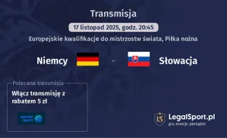 Niemcy - Słowacja gdzie oglądać? (17.11)