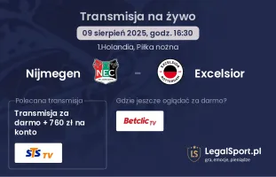 Nijmegen - Excelsior gdzie oglądać?