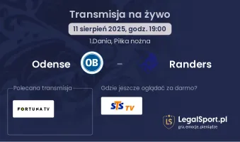 Odense - Randers gdzie oglądać?