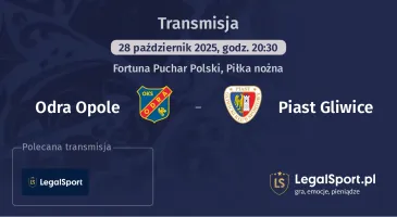 Odra Opole - Piast Gliwice gdzie oglądać?
