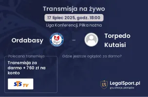 Ordabasy - Torpedo Kutaisi gdzie oglądać?