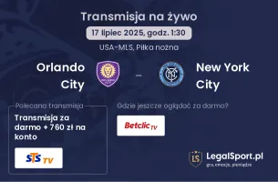 Orlando City - New York City gdzie oglądać?