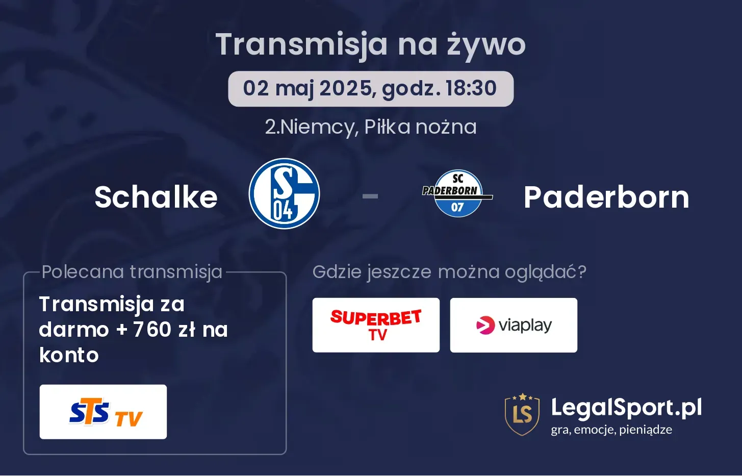 Schalke - Paderborn gdzie oglądać?