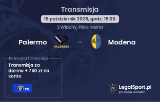 Palermo - Modena gdzie oglądać?