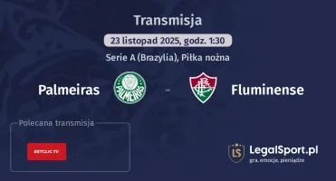 Palmeiras - Fluminense gdzie oglądać? (23.11)
