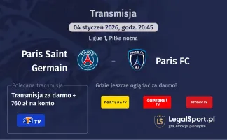Paris Saint Germain - Paris FC gdzie oglądać? (04.01)