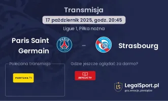 Paris Saint Germain - Strasbourg gdzie oglądać?