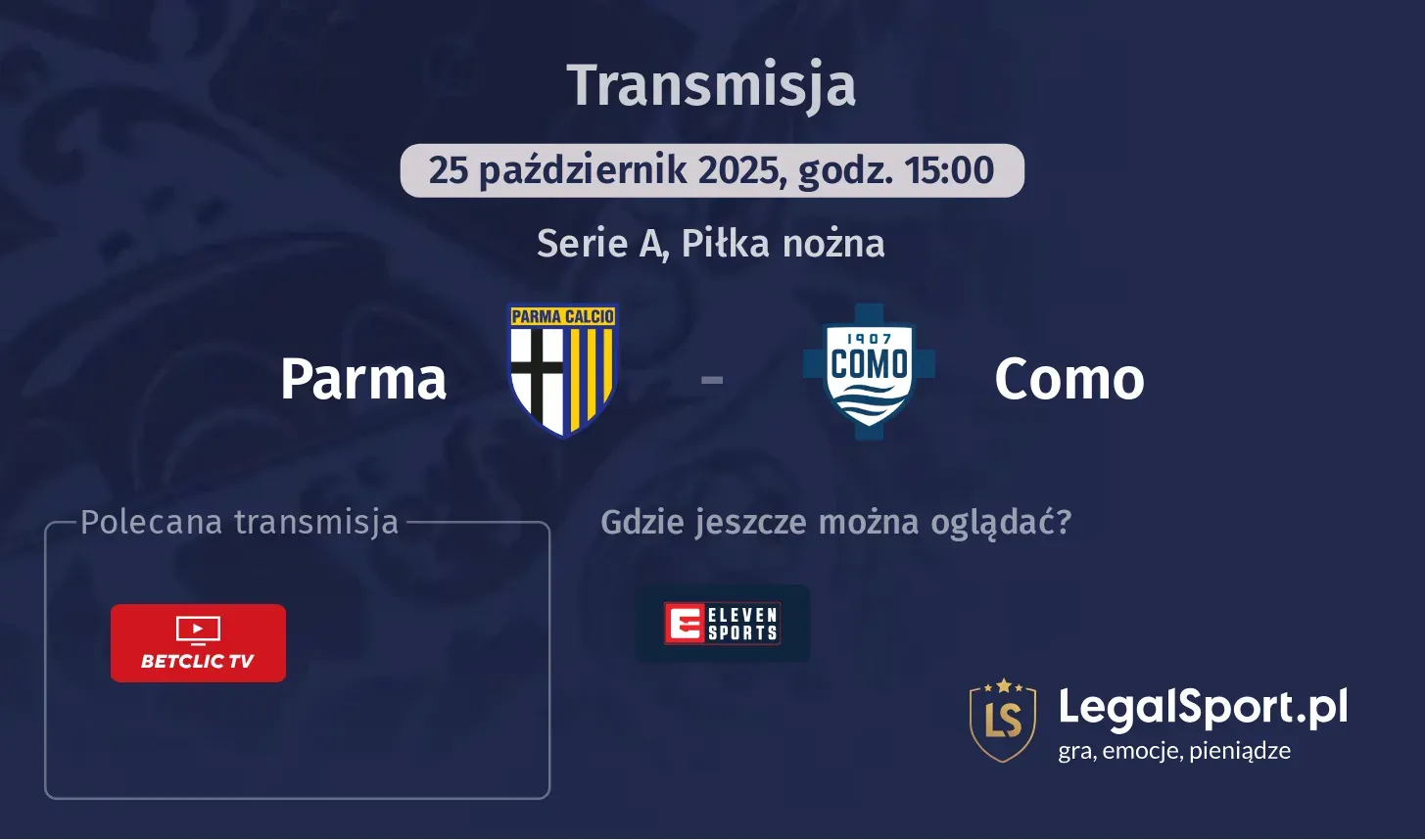 Parma - Como Transmisje