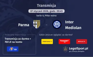 Parma - Inter Mediolan gdzie oglądać (07.01.2026)