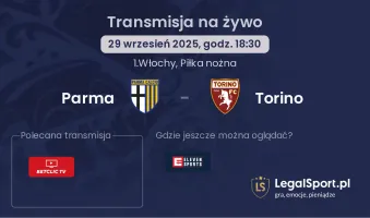 Parma - Torino gdzie oglądać?