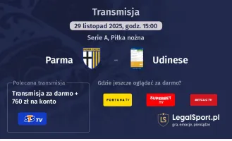 Parma - Udinese gdzie oglądać? (29.11)