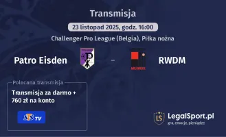 Patro Eisden - RWDM gdzie oglądać? (23.11)