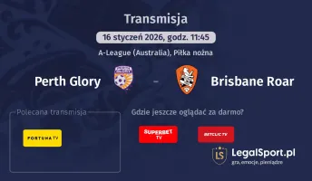 Perth Glory - Brisbane Roar gdzie oglądać? (16.01)