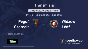 Pogoń Szczecin - Widzew Łódź gdzie oglądać (28.02.2026)