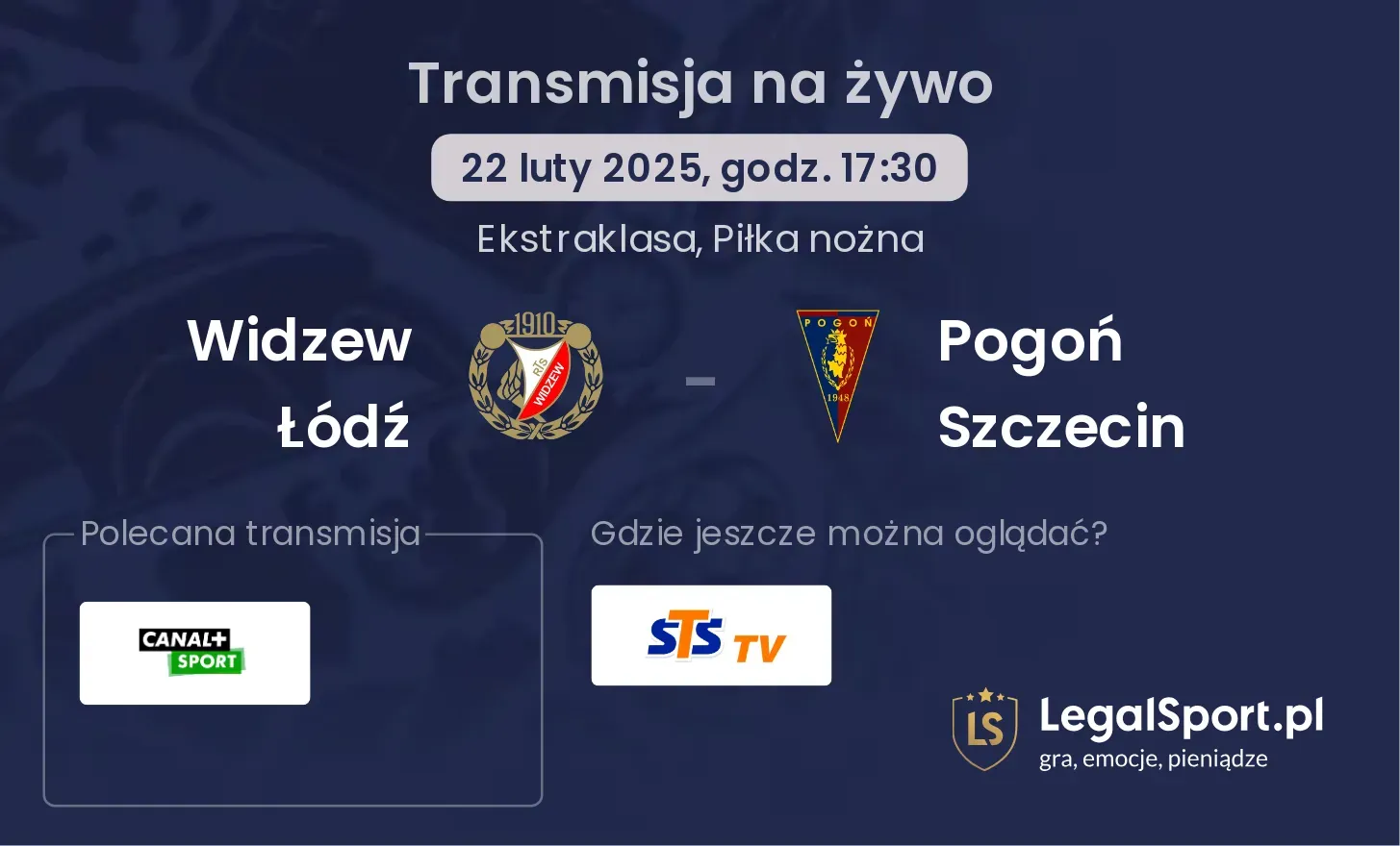 Widzew Łódź - Pogoń Szczecin gdzie oglądać?