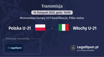 Polska U-21 - Włochy U-21 gdzie oglądać? (14.11)