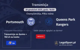 Portsmouth - Queens Park Rangers gdzie oglądać? (26.12)