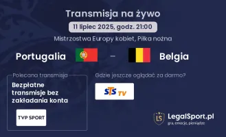 Portugalia - Belgia gdzie oglądać?