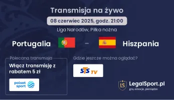 Portugalia - Hiszpania gdzie oglądać?