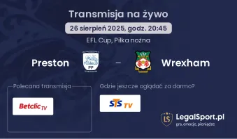 Preston - Wrexham gdzie oglądać?