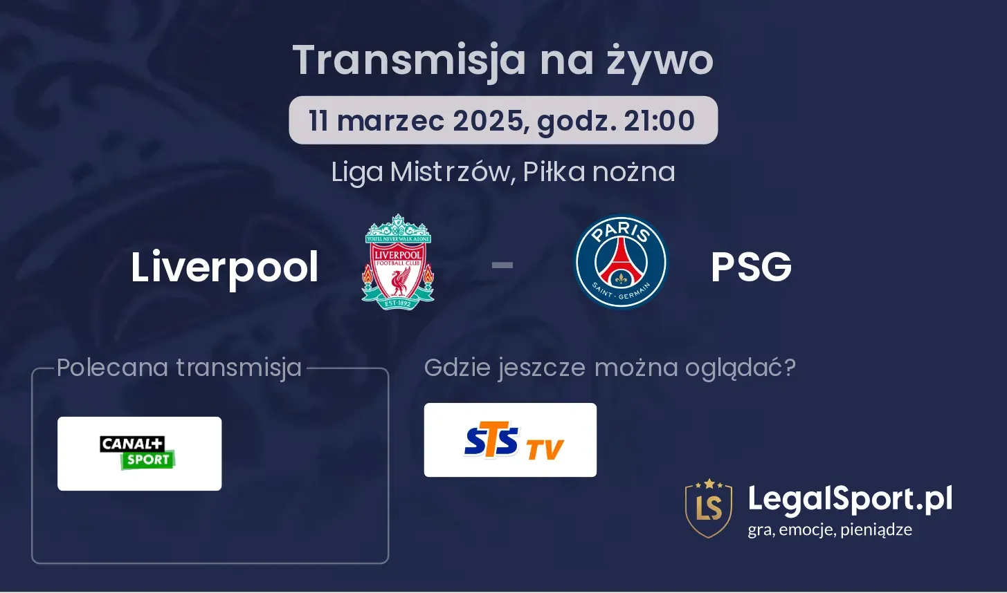 Liverpool - PSG gdzie oglądać?