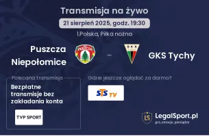 Puszcza Niepołomice - GKS Tychy gdzie oglądać?