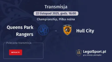 Queens Park Rangers - Hull City gdzie oglądać? (22.11)