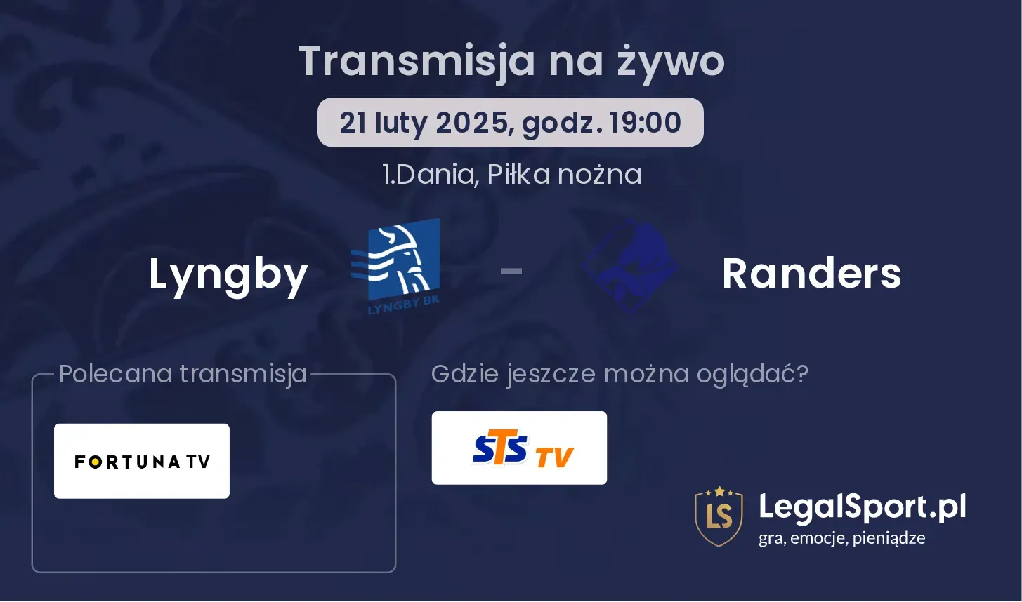 Lyngby - Randers gdzie oglądać?