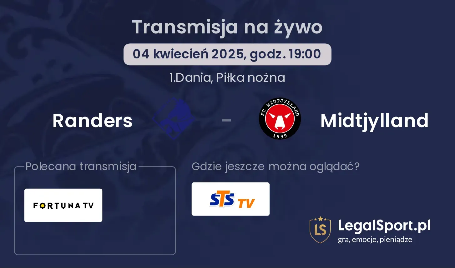 Randers - Midtjylland gdzie oglądać?