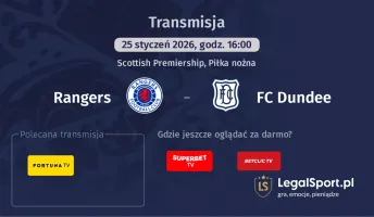 Rangers - FC Dundee gdzie oglądać? (25.01)