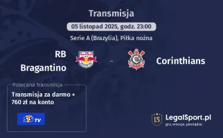 RB Bragantino - Corinthians gdzie oglądać? (05.11)