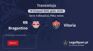 RB Bragantino - Vitoria gdzie oglądać? (19.11)
