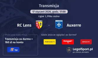 RC Lens - Auxerre gdzie oglądać? (17.01)