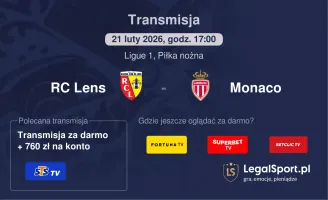 RC Lens - Monaco gdzie oglądać? (21.02)