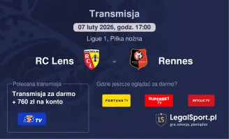 RC Lens - Rennes gdzie oglądać? (07.02)