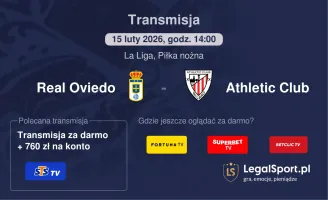 Real Oviedo - Athletic Club gdzie oglądać? (15.02)