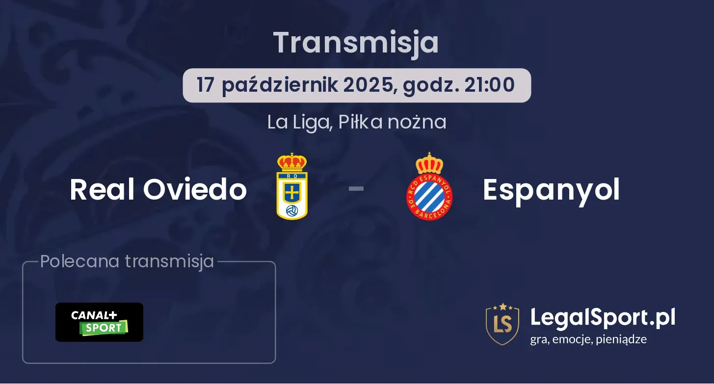 Real Oviedo - Espanyol Transmisje