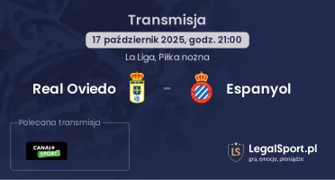 Real Oviedo - Espanyol gdzie oglądać?