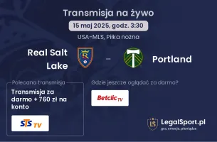 Real Salt Lake - Portland gdzie oglądać? 22.09, godz. 03:30