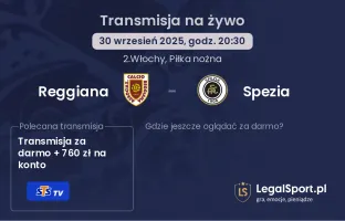 Reggiana - Spezia gdzie oglądać?