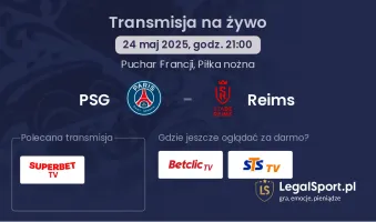 PSG - Reims gdzie oglądać?