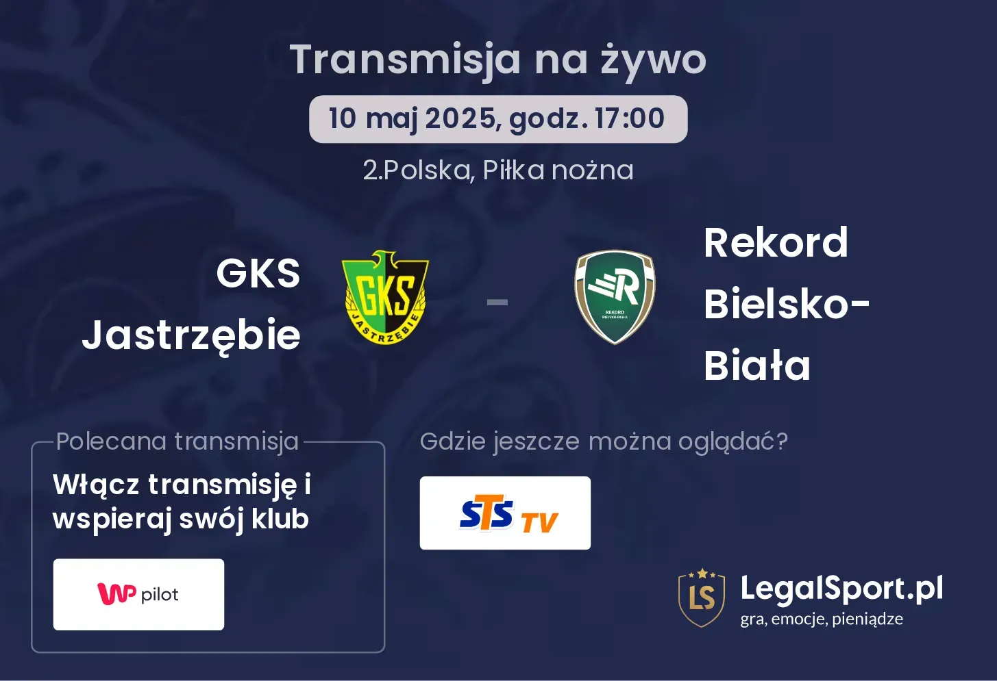 GKS Jastrzębie - Rekord Bielsko-Biała gdzie oglądać?