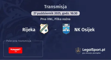 Rijeka - NK Osijek gdzie oglądać?