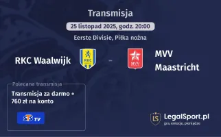 RKC Waalwijk - MVV Maastricht gdzie oglądać? (25.11)