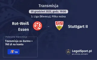 Rot-Weiß Essen - Stuttgart II gdzie oglądać? (05.12)