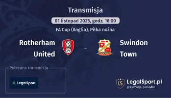 Rotherham United - Swindon Town gdzie oglądać?
