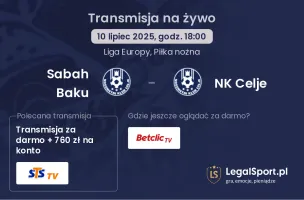 Sabah Baku - NK Celje gdzie oglądać?