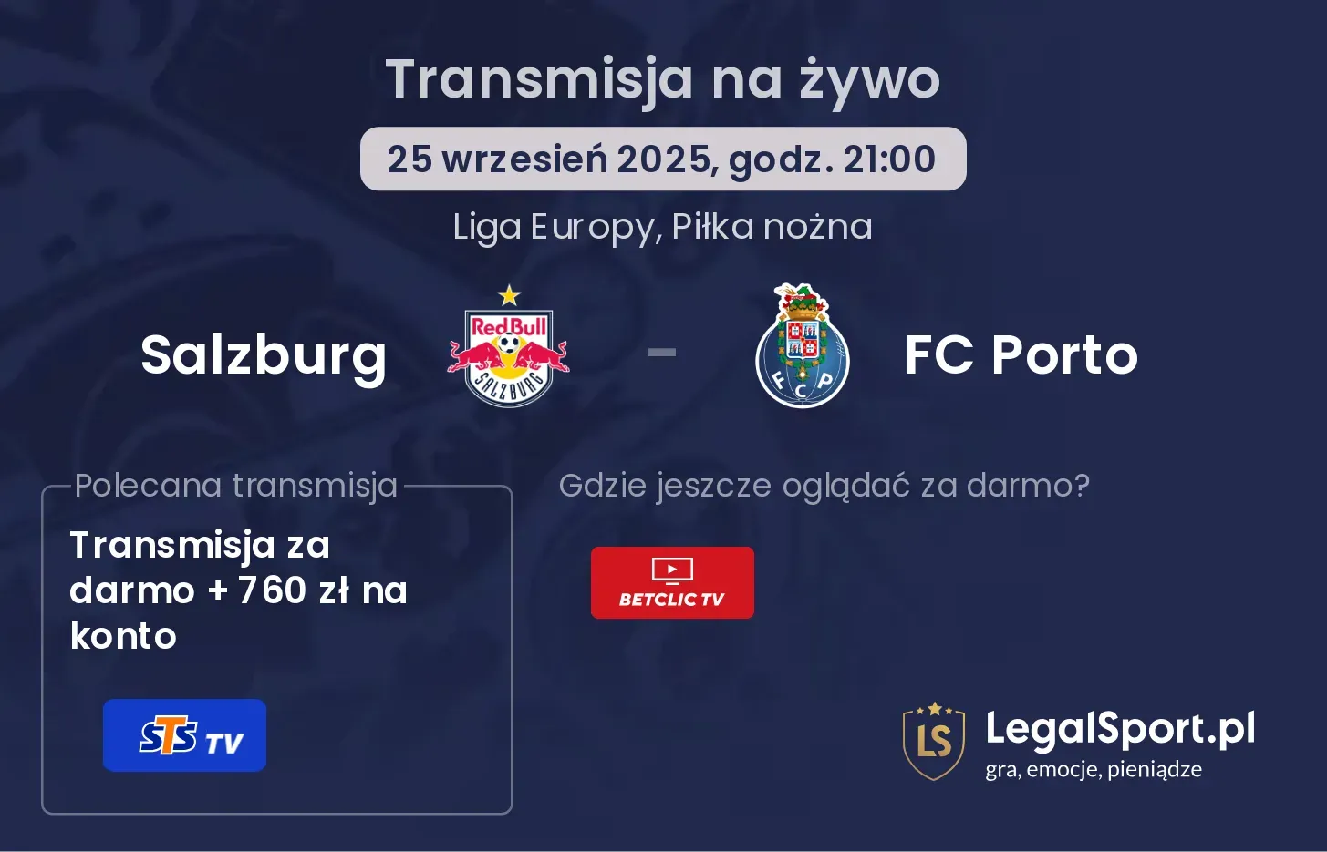 Salzburg - FC Porto gdzie oglądać?