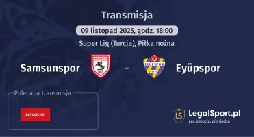 Samsunspor - Eyüpspor gdzie oglądać? (09.11)