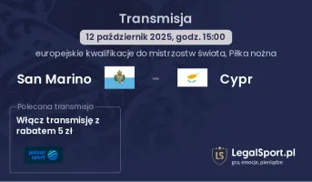 San Marino - Cypr gdzie oglądać?